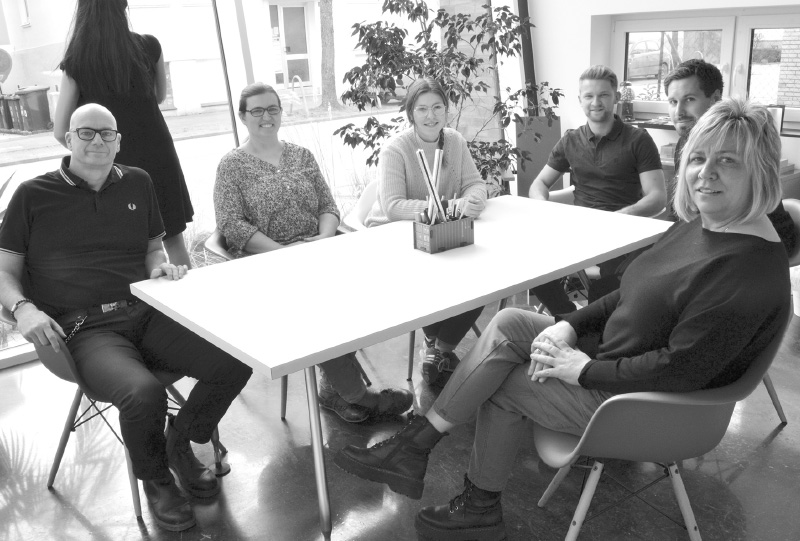 Teamfoto Das Planquadrate-Team